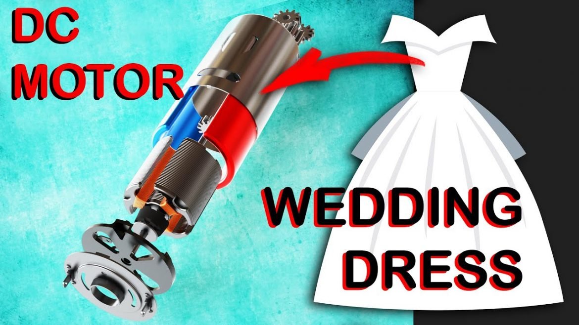Electric Motor Made from Wedding Dress